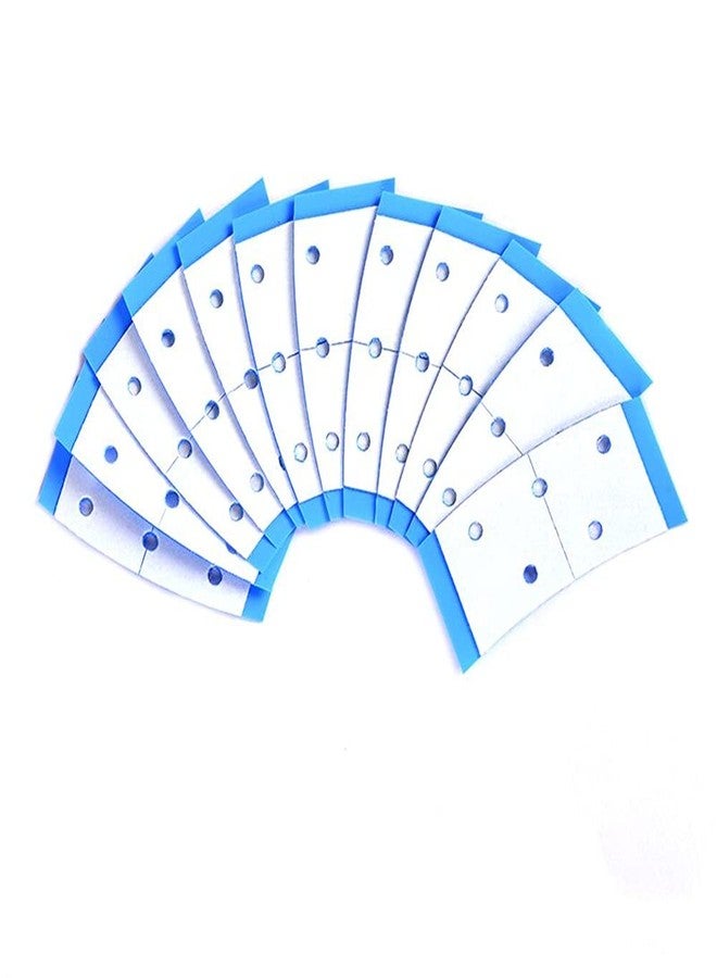 coloryoung Wig Tape Strips 36pcs Double Sided Waterproof Lace Wigs Adhesive Tape for Lace Wig Toupee (Blue with Hole) - Image 4